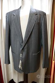 giacca uomo color grigio in pura lana