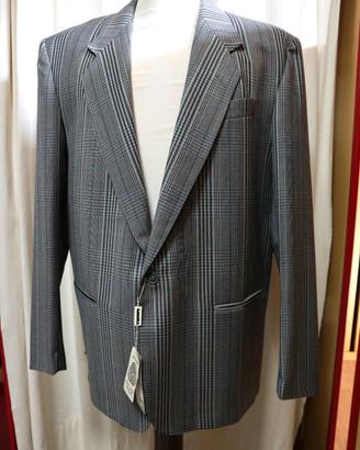 giacca uomo color grigio in pura lana