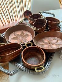 Set pentole in rame