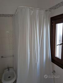 Tenda doccia bianca 