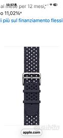 Cinturino Apple Watch Hermes Tricol 46 blu/nero