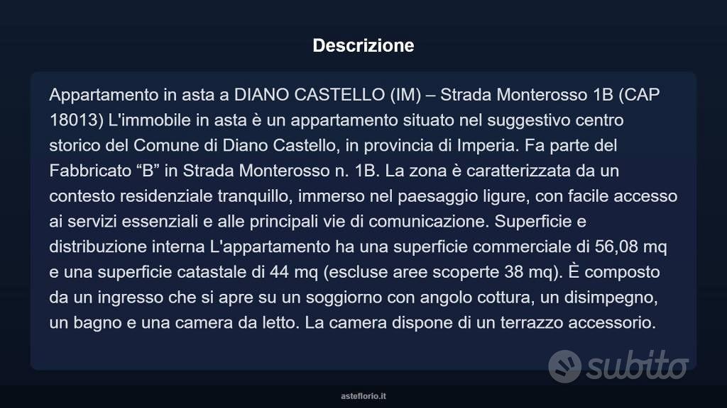 Appartamento – Diano Castello - Vista 4