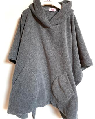 Mantella Il Gufo bambina 4 anni color grigio