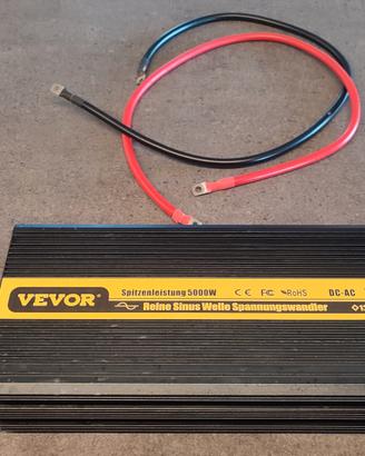 Inverter onda pura Vevor 12v 2500w