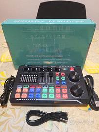 Scheda audio professionale live sound card