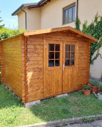 CASETTA DI LEGNO TOSCANINA 300x300x222h spess.28mm