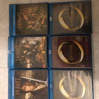 Signore degli anelli e hobbit - blu ray