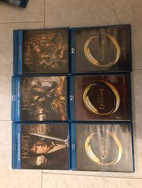 Signore degli anelli e hobbit - blu ray