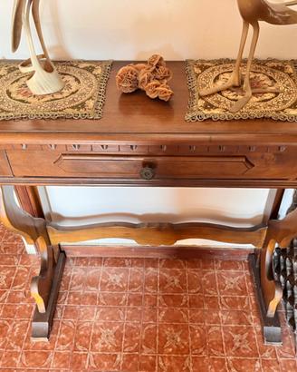 Mensola/Ripiano in legno con cassetto
