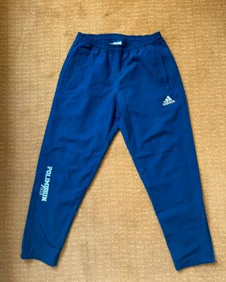 Pantaloni tuta Adidas uomo M blu, ottimi