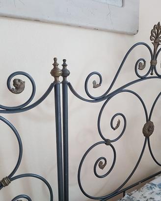 letto ferro battuto del 1900 misure 200 x 90