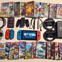 Nintendo Switch + 10 giochi + Accessori