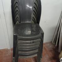 Sedie giardino in plastica