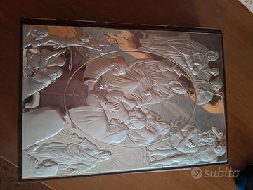 Vangelo  con copertina in argento 