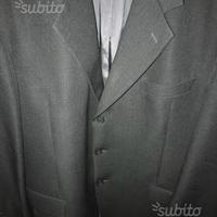 Giacca uomo tg 58 grigio antracite pura lana