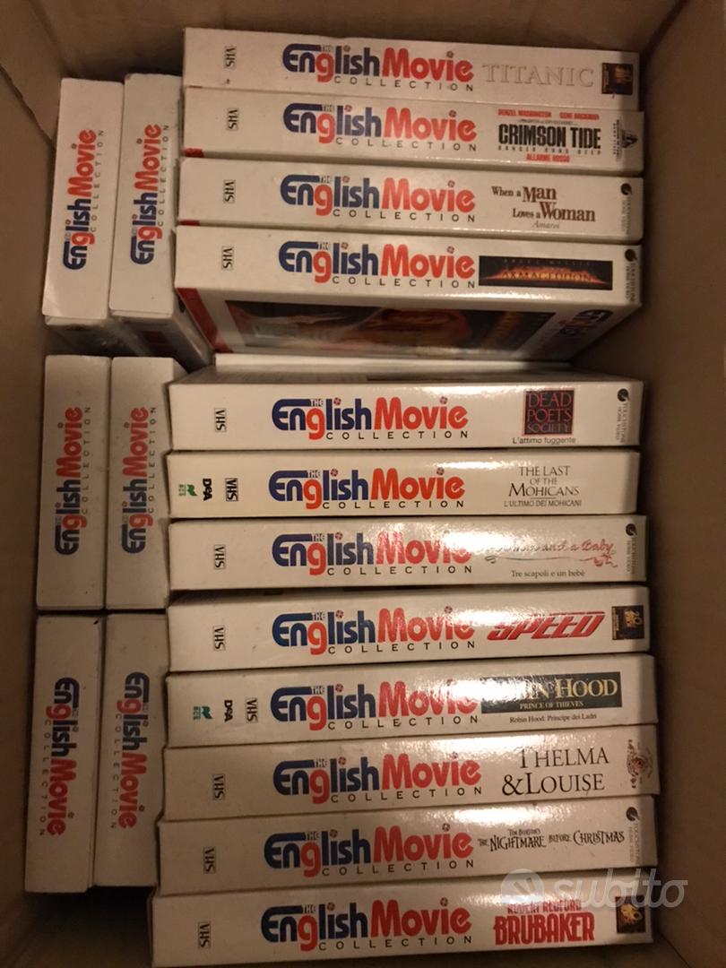 Videocassette VHS English movie collection Musica e Film In vendita a
