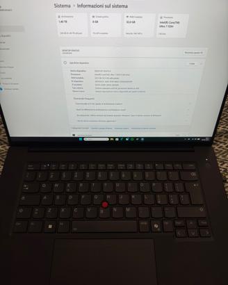 Notebook Lenovo Thinkpad P1 Gen 7