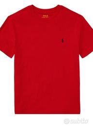 t shirt Ralph Lauren rossa 