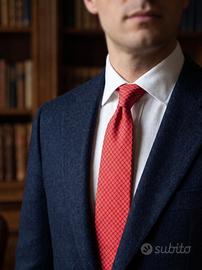 Cravatta Sartoriale Tais Napoli Rossa
