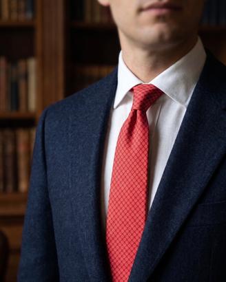 Cravatta Sartoriale Tais Napoli Rossa