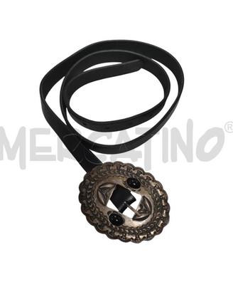 CINTURA DONNA VERA PELLE FIBBIA LARGA