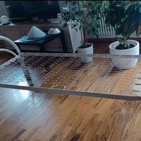 Letto singolo con rete in maglia di ferro – usato