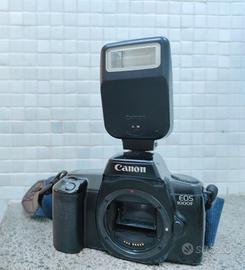 Canon Eos 1000F analogica + flash Speedlite