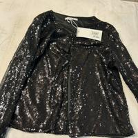 Giacca nera con paillettes