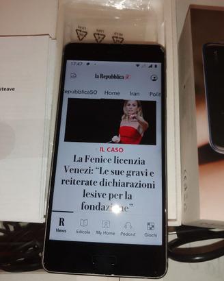 Nokia 8 con scatola, accessori, nuova batteria