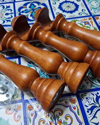 supporti tende in legno