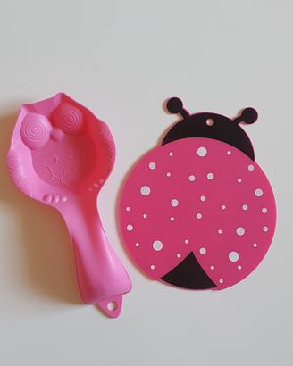 Sottopentola e poggia cucchiaio in silicone