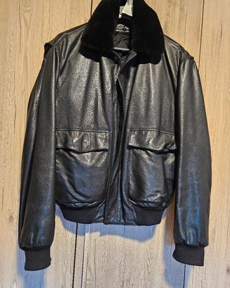 Giubbotto in pelle Ruffo modello “Volo” Aviator G1