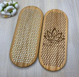 Tavola Sadhu Passo 10 mm. Legno naturale.