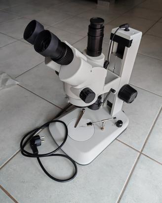 Microscopio Gemmologico Trinoculare 