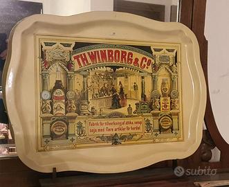 Vassoio vintage Th.Winborg &co