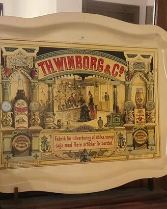 Vassoio vintage Th.Winborg &co