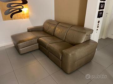 Divano in vera pelle Chateau d'Ax