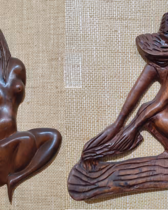 Sculture in legno Jacaranda brasiliane