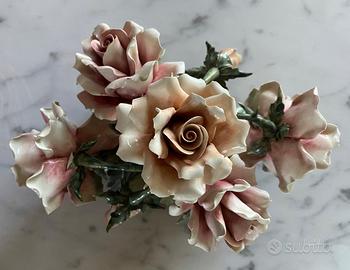 Capodimonte scultura in porcellana policroma