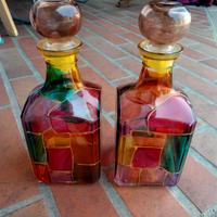 2 bottiglie colorate