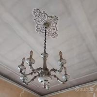 Lampadario Liberty Capodimonte