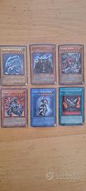 Drago Bianco occhi blu + altre 5 carte yu gi oh!