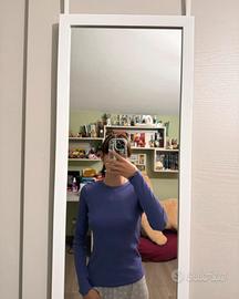 Maglia a maniche lunghe a coste viola Tally Weijl