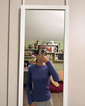 Maglia a maniche lunghe a coste viola Tally Weijl