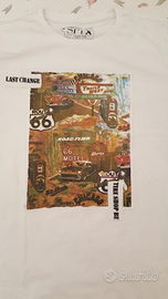 T-shirt a manica lunga con stampa