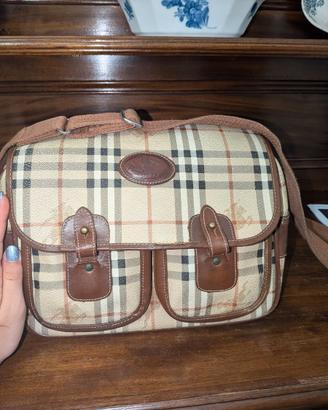 Borsa a spalla vintage Burberry