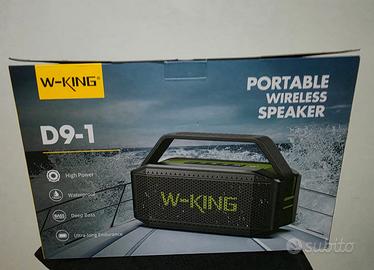 W-KING Altoparlante Bluetooth potente, 60W