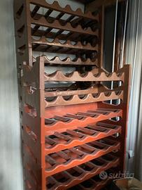 Porta bottiglie vino in plastica