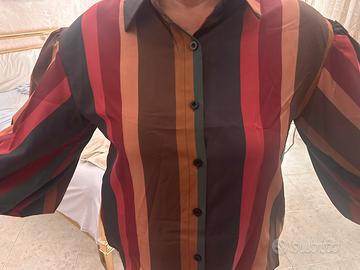 Camicia manica a sbuffo
