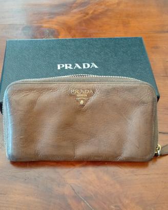 Prada portafoglio donna autentico 